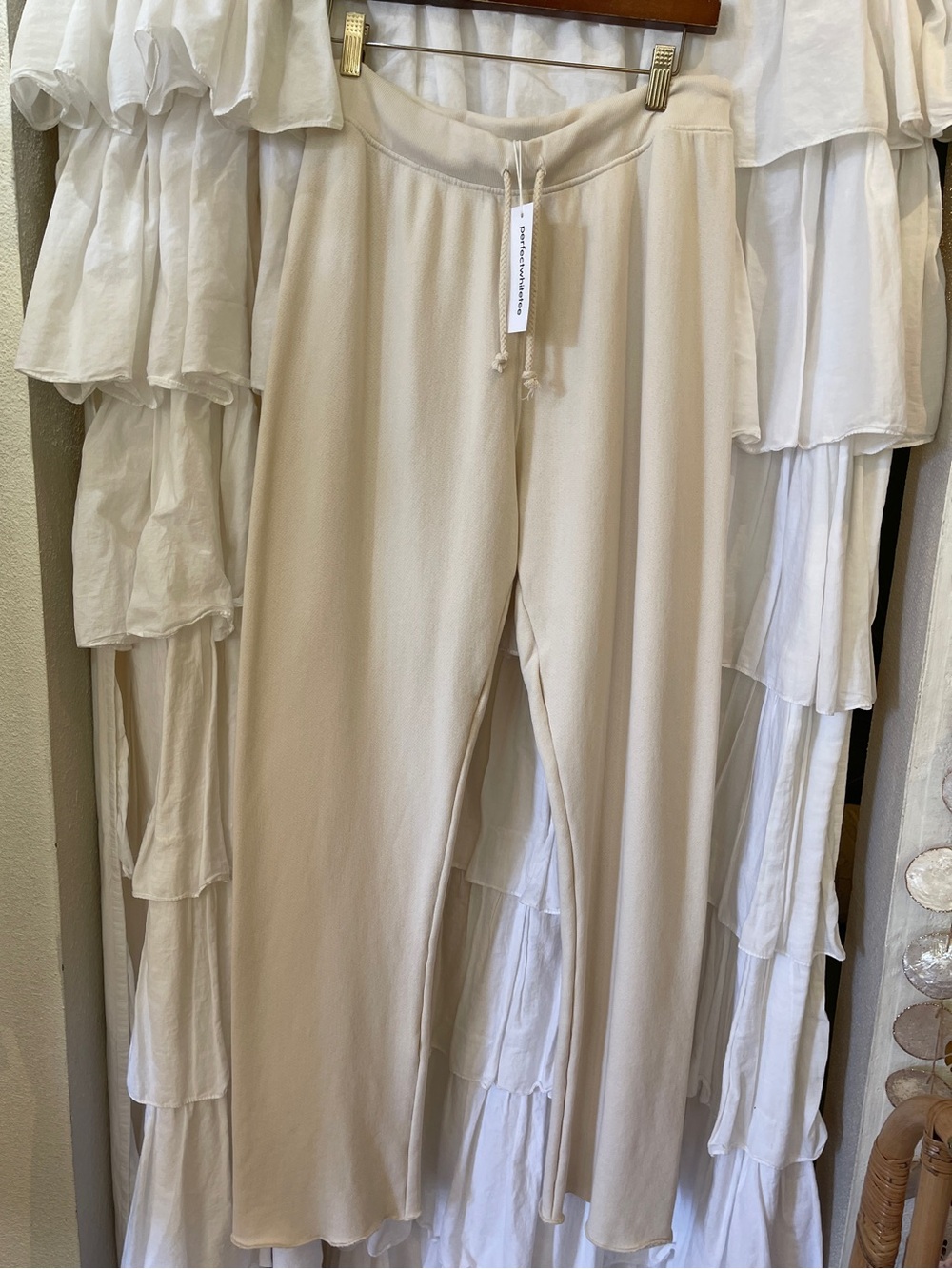 Pwt Beige Jogger Pants